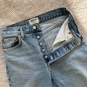 Agolde Riley High Rise Straight Crop